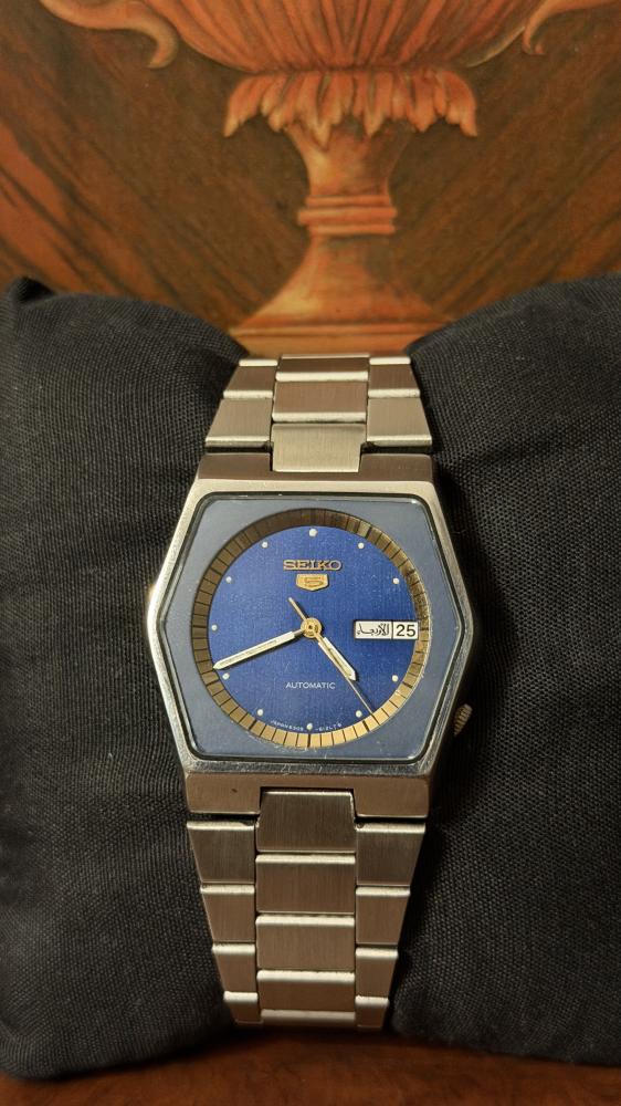 سيكو ٥ سداسي ازرق | Seiko 5 S