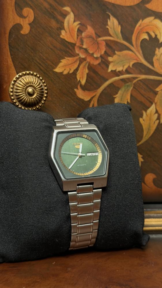 سيكو ٥ سداسي اخضر عتيق | Seiko 5