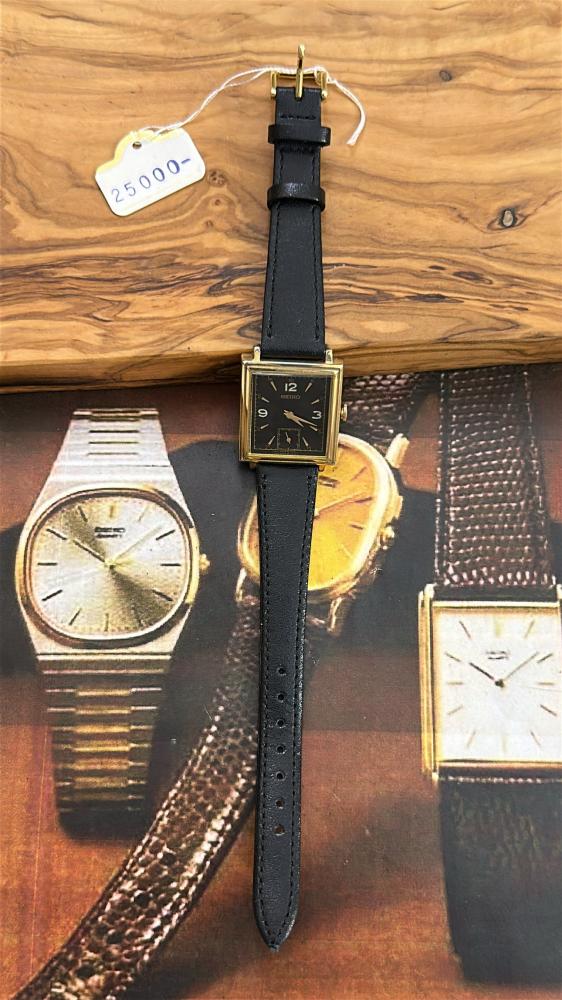 سيكو تانك جلد مربع كوارتز | Seiko Tank Square Leather