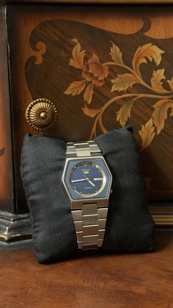 سيكو ٥ سداسي ازرق | Seiko 5 S