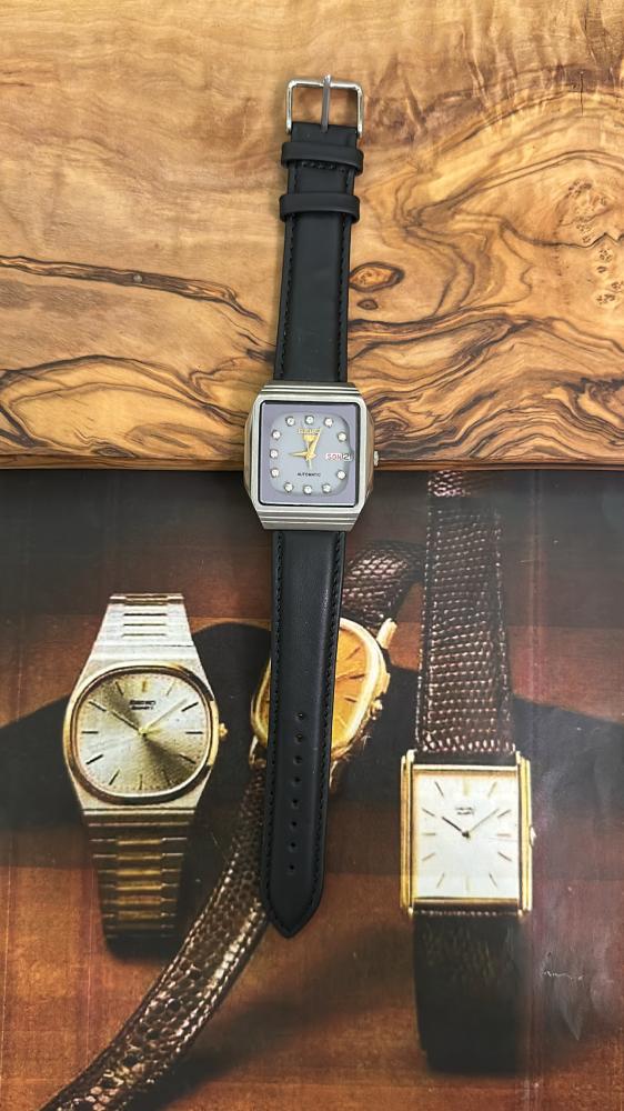 سيكو ٥ فنتج جلد | Seiko 5 Leather Vintage