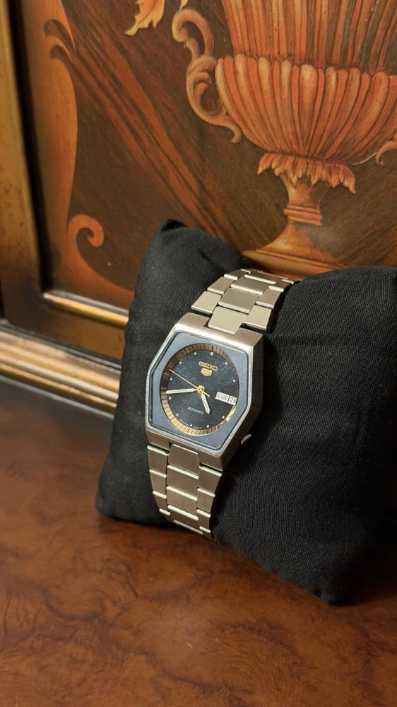 سيكو ٥ سداسي ازرق | Seiko 5 S