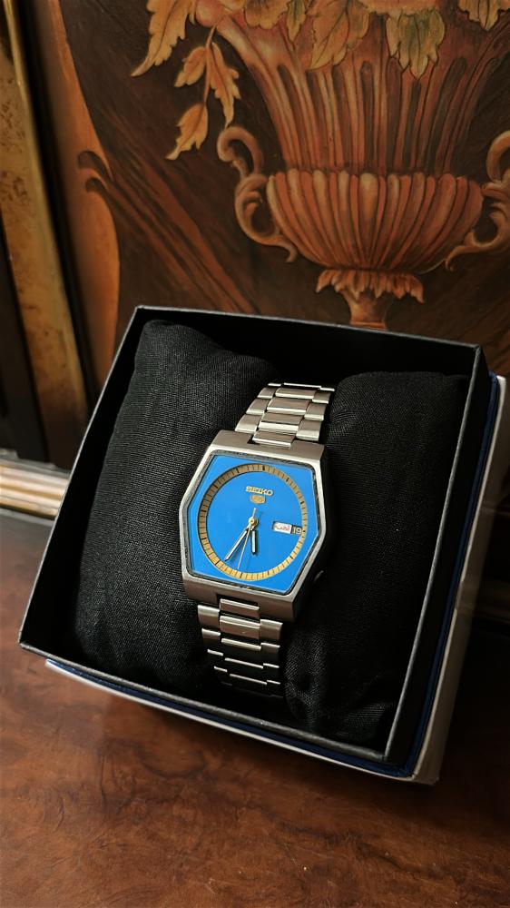 سيكو سداسي بحري | Seiko 5 Vintage