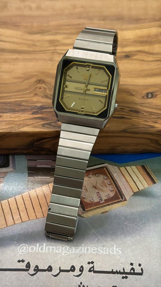 سيكو ٥ مربع مخطط | Seiko 5