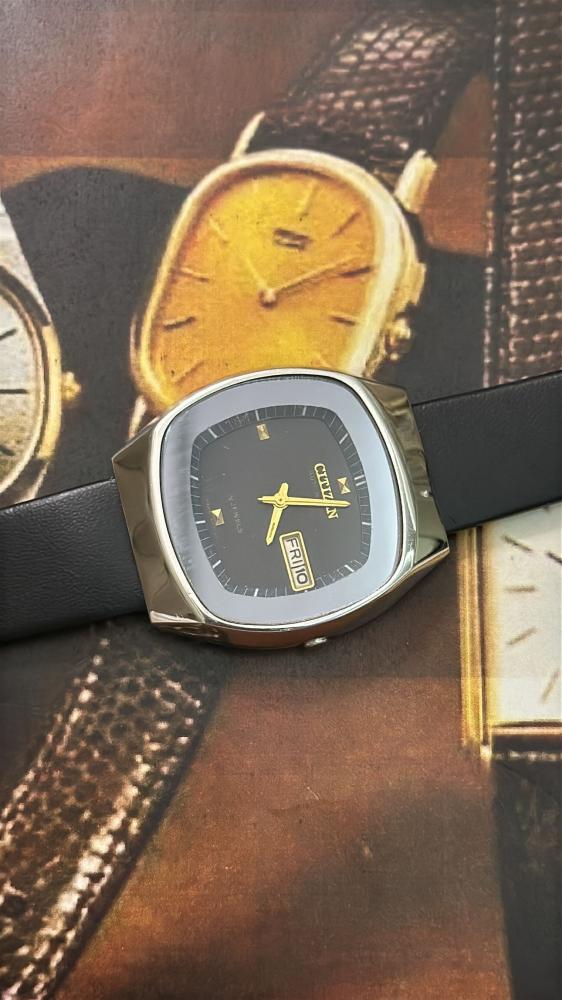 سيتيزن مربع اسود | CITIZEN LEATHER Black
