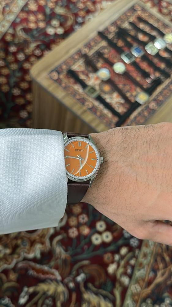 سيكو ٥ فنتج جلد | Seiko 5 Leather Vintage