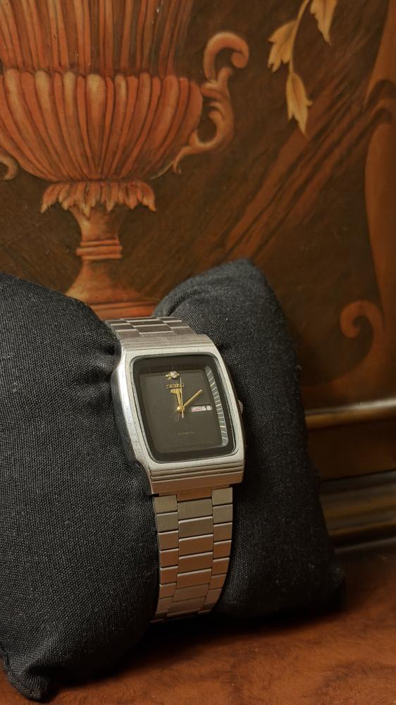 سيكو ٥  تانك اسود مطفي | Seiko 5
