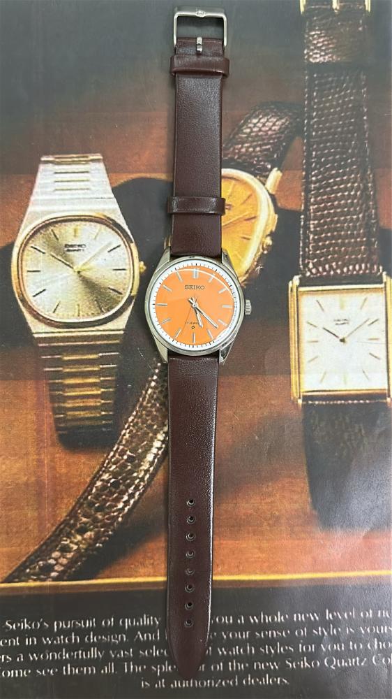 سيكو ٥ فنتج جلد | Seiko 5 Leather Vintage