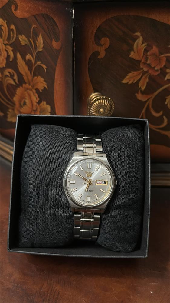 سيكو ٥ سلڤر | Seiko 5 S