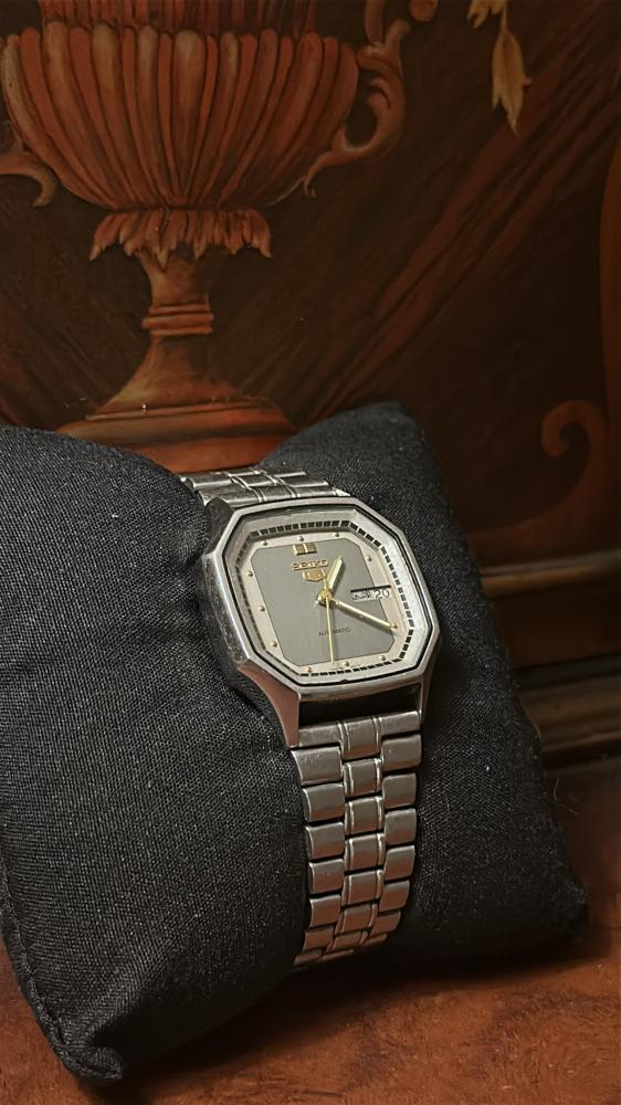 سيكو 5 (Slate Grey Dial – كلاسيكي) | Seiko 5