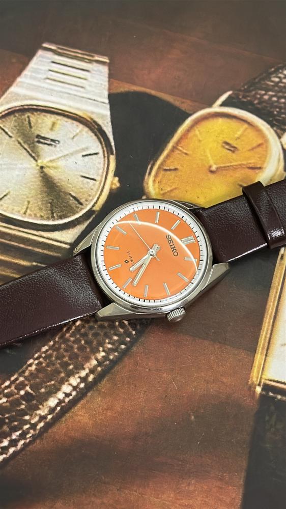 سيكو ٥ فنتج جلد | Seiko 5 Leather Vintage