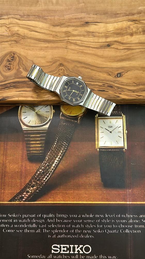 سيكو سلڤرويڤ | vintage Seiko Silverwave quartz