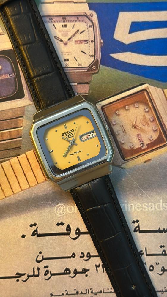 Seiko 5 leather TV