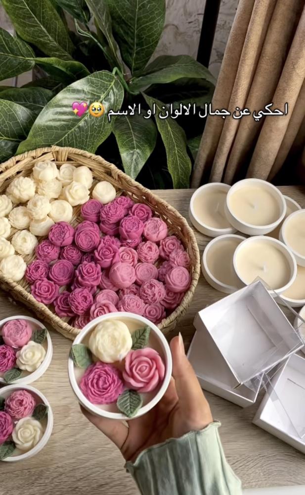 جبس بشمعة الورد