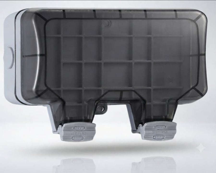 غطاء فيش لطش خارجي 14×7 مقاوم للماء معيار IP66