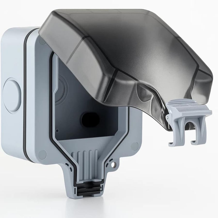 غطاء فيش لطش خارجي 7x7 مقاوم للماء معيار IP66 - 1
