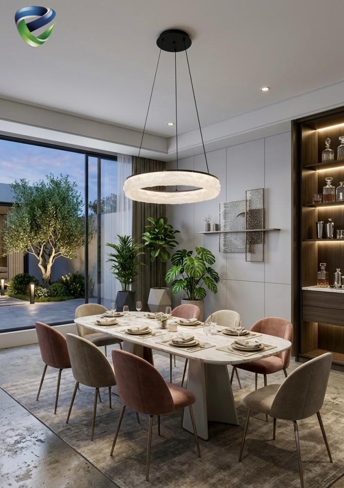 علاقي مودرن اسود 1 دور 3 لون