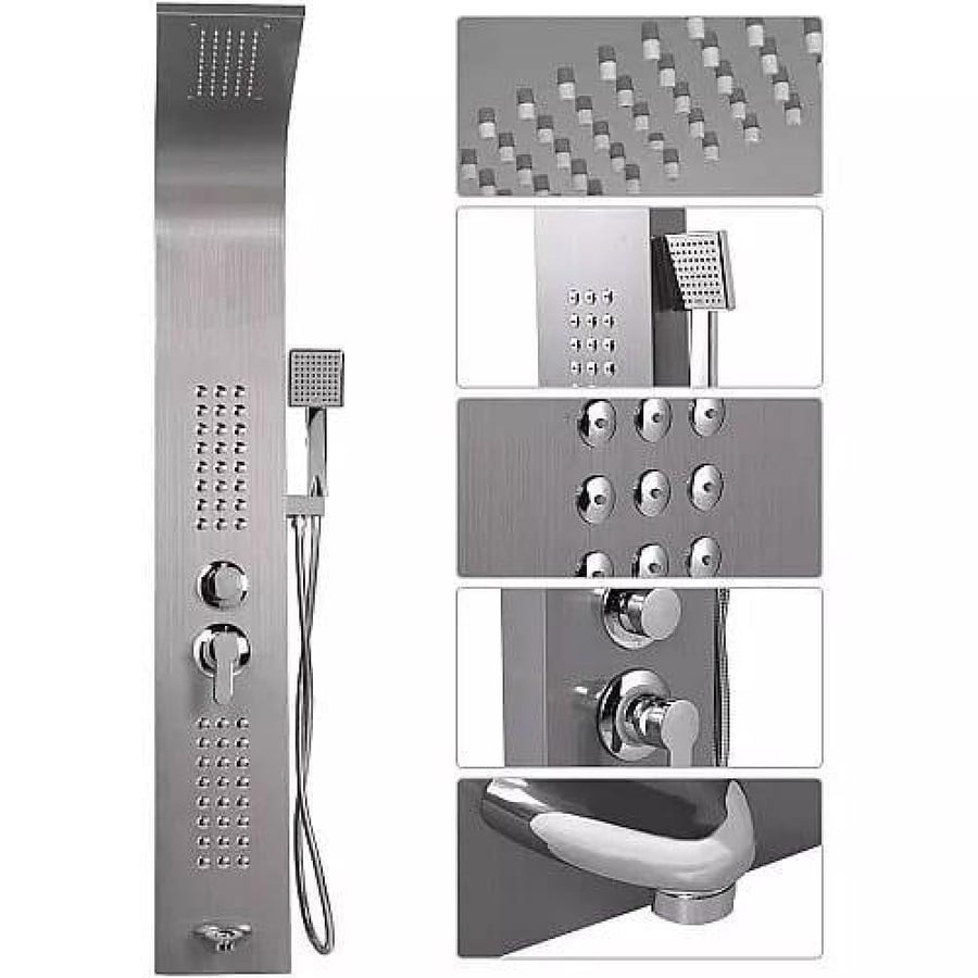 شاور مساج كرنك ستيل  ستيل موديل  S6116/ch