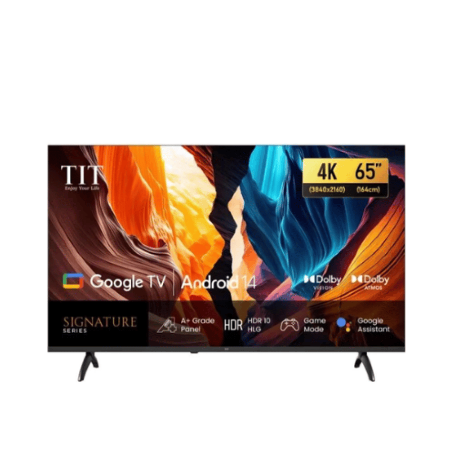 تي اي تي تلفزيون جوجل 65 بوصة بدقة 4K | الموديل TI65G2025