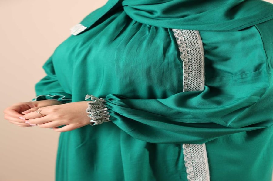 شرشف صلاة لف اخضر