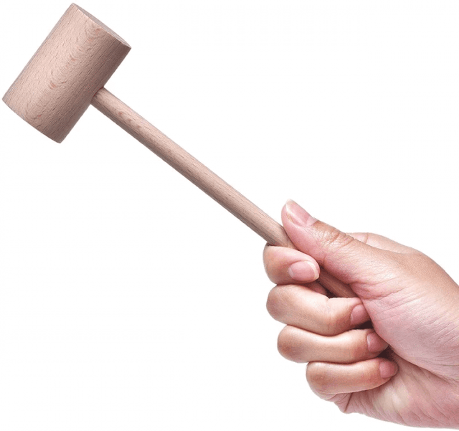 wooden hammer