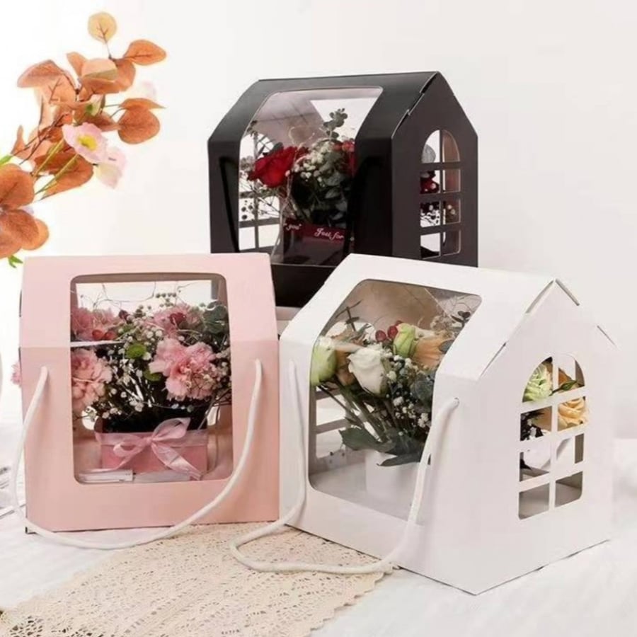 علب هدايا شكل بيت