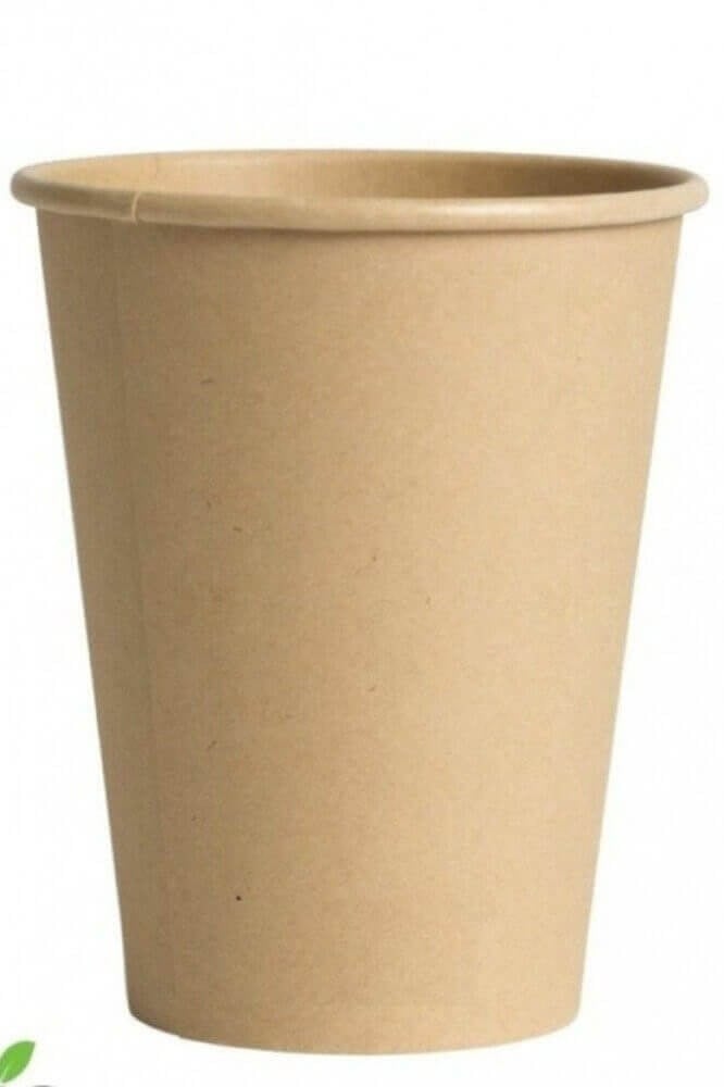 كوب ورق بني