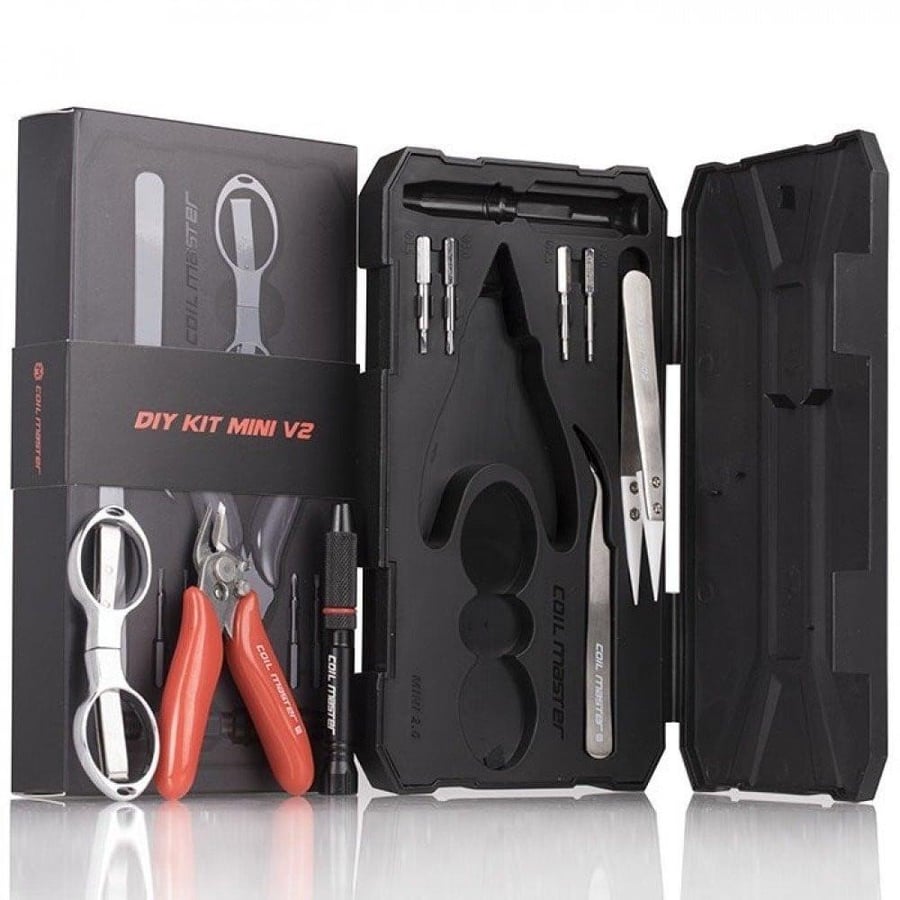 عدة بناء كويلات Coil Master DIY Kit Mini V2 مع أدوات ومقص وملاقط