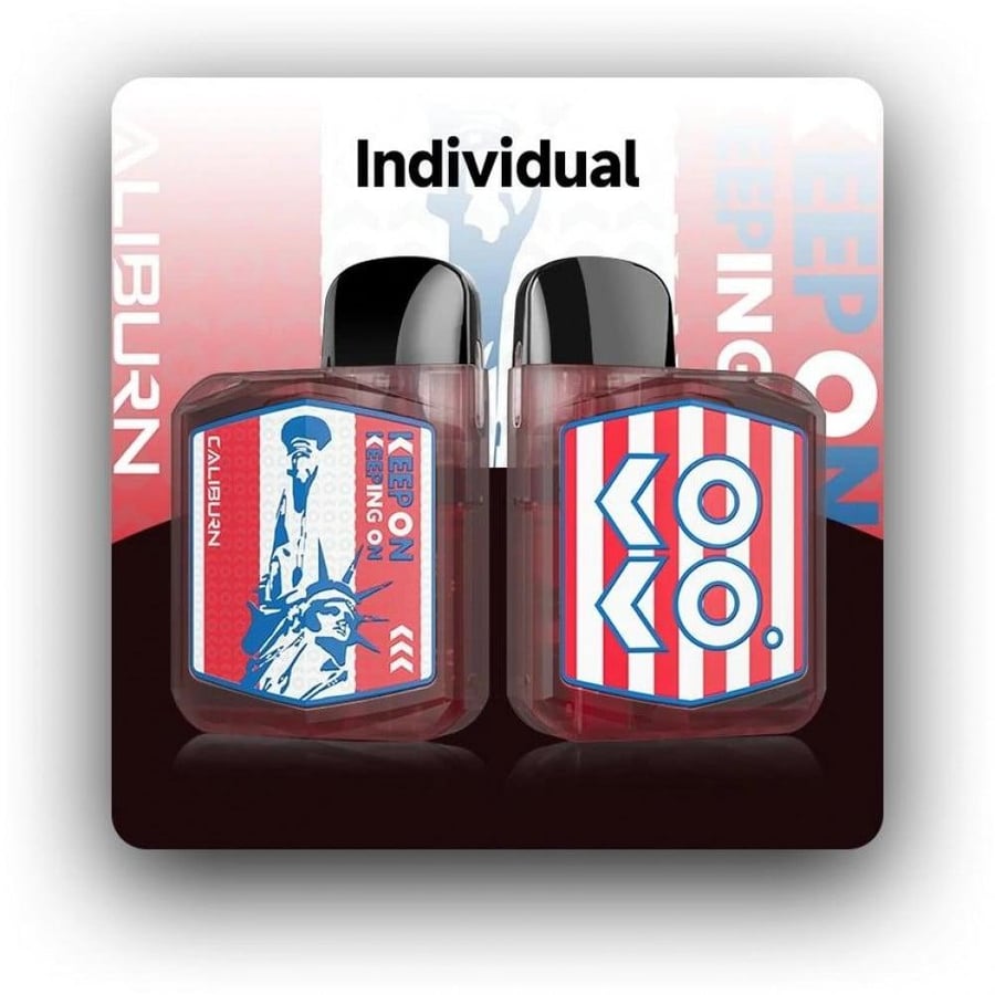 جهاز Uwell Caliburn Koko Prime Vision الشفاف إصدار كأس العالم