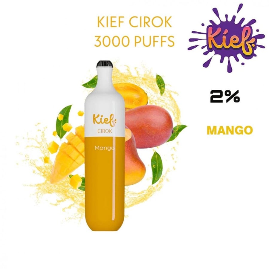 سحبة جاهزة كيف مانجو 3000 موشة KIEF Cirok disposable vape