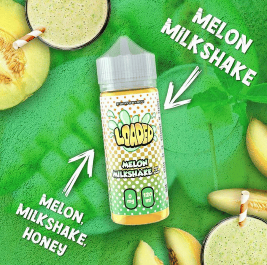 نكهة لوديد ميلك شيك شمام  120 مل Loaded Melon Milkshake