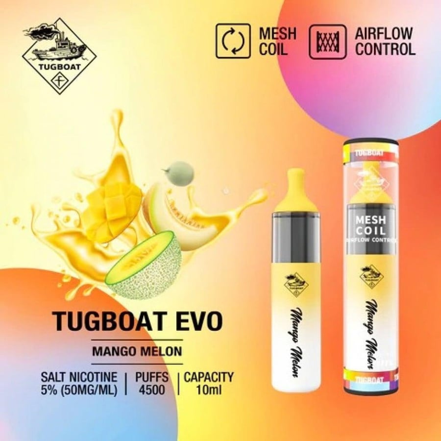 سحبة تاج بوت مانجو شمام 4500 موشة TUGBOAT EVO