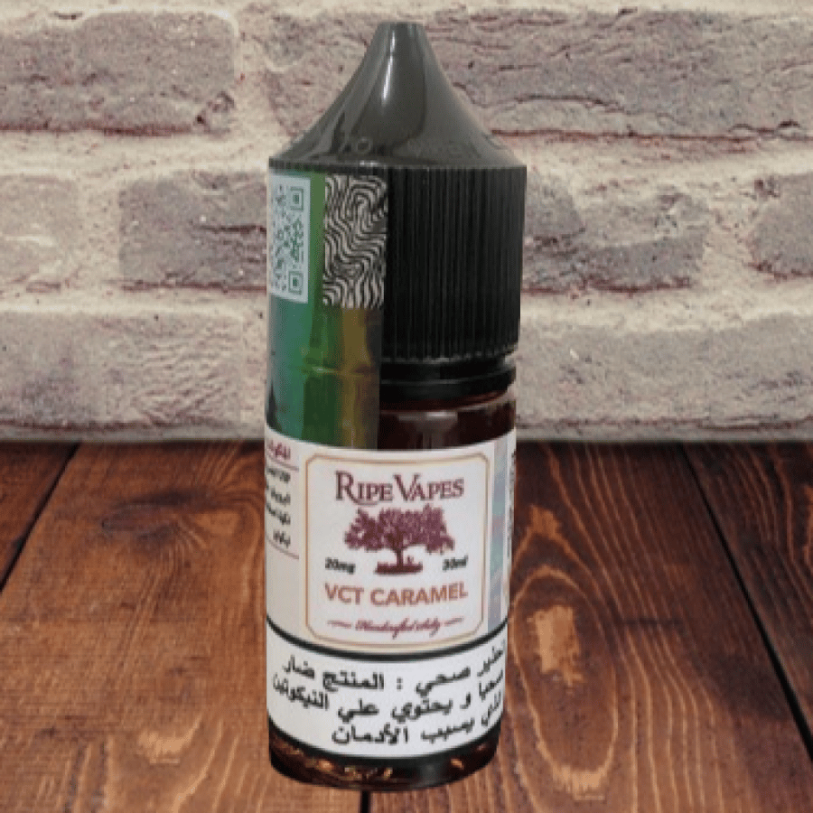 نكهة في سي تي كراميل من ريب فيب VCT Caramel Salt By Ripe vapes