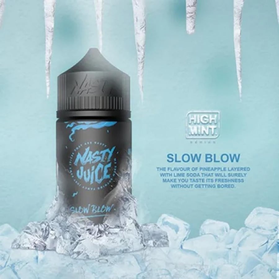 نكهة فيب ناستي أناناس ليمون بارد Nasty Slow Blow High Mint Vape