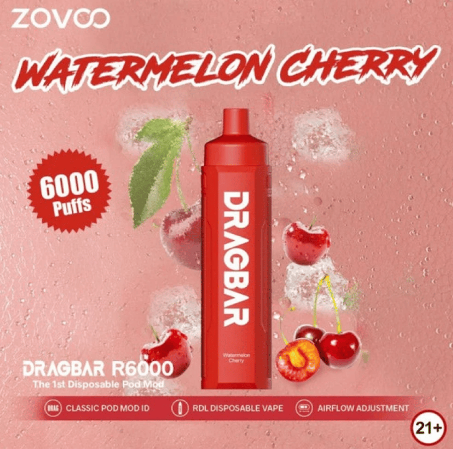 شيشة دراق بار زوفو 6000 سحبة DRAGBAR R6000 PUFFS
