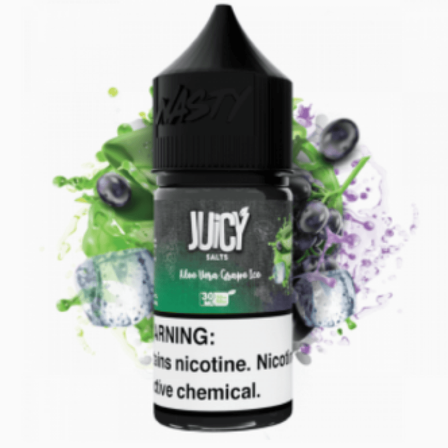 نكهة سولت جوسي صبار وعنب مع آيس من Juicy