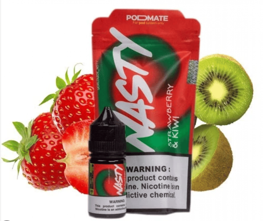 نكهة ناستي بود ميت فراولة كيوي Nasty PodMate Nic Salt - strawberry kiwi