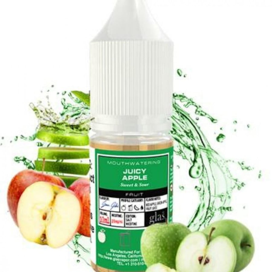 نكهة سولت GLAS VAPOR Juicy Apple للتفاح الطازج