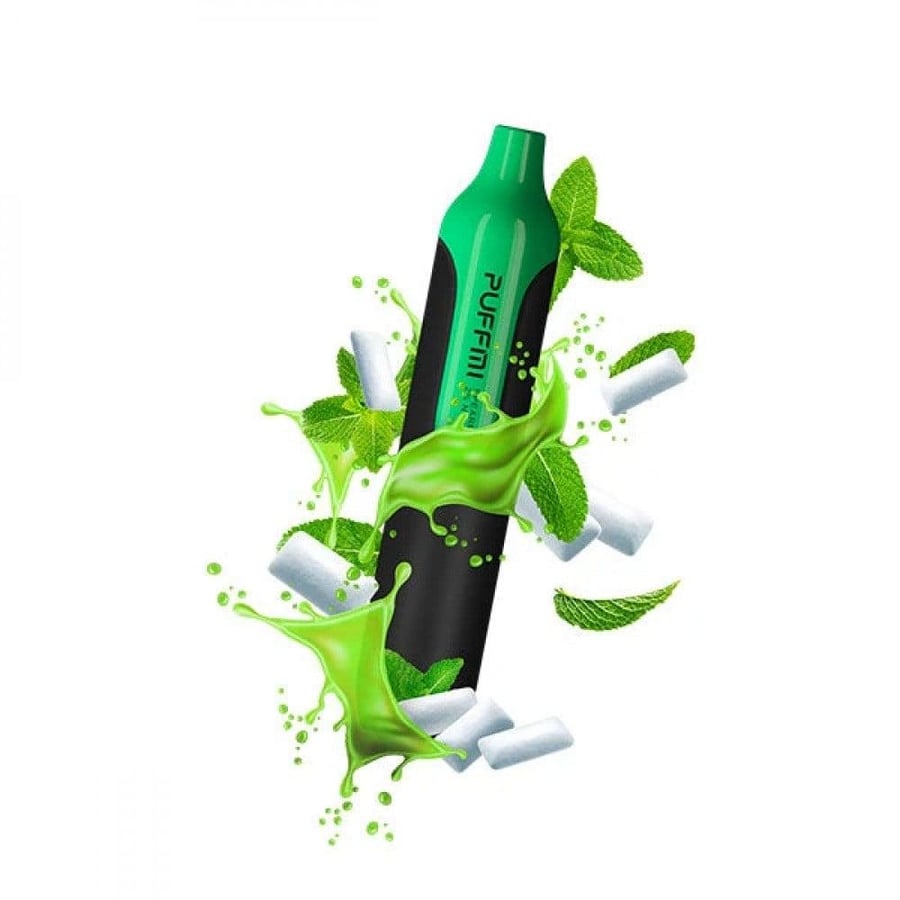 صورة سحبة بف مي بنكهة نعناع علكة 1500 موشة puffmi spearmint