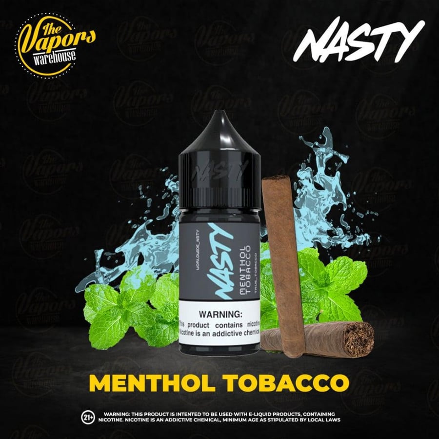 نكهة ناستي بود ميت توباكو نعناع بارد Nasty PodMate Nic Salt - menthol tobacco