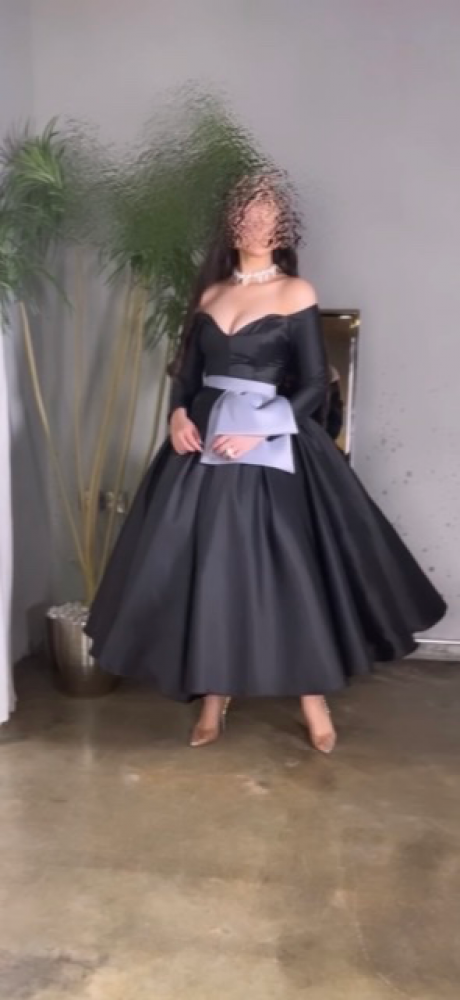 فستان اسود سهره