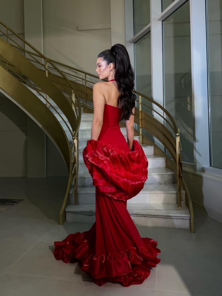 A fiery dress