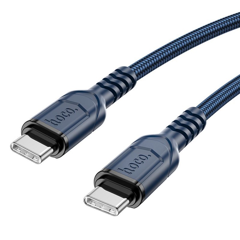 كيبل قماشي X59 تايب سي الى تايب سي 60w بطول 2 متر - hoco