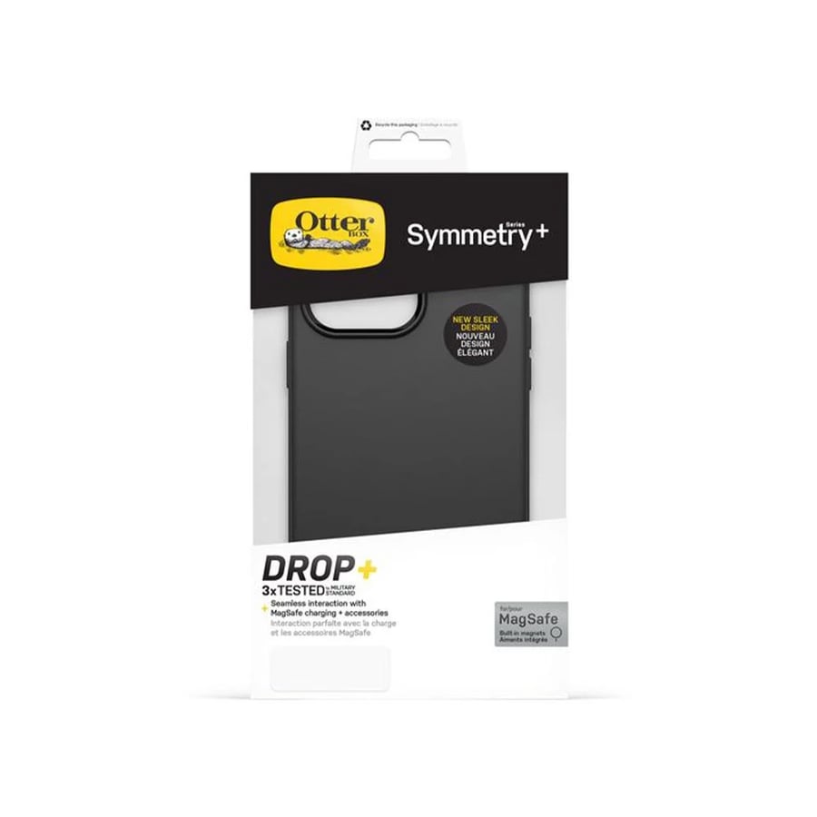 غلاف حمايه  Symmetry ماق سيف للايفون 14  - اسود - OTTERbox