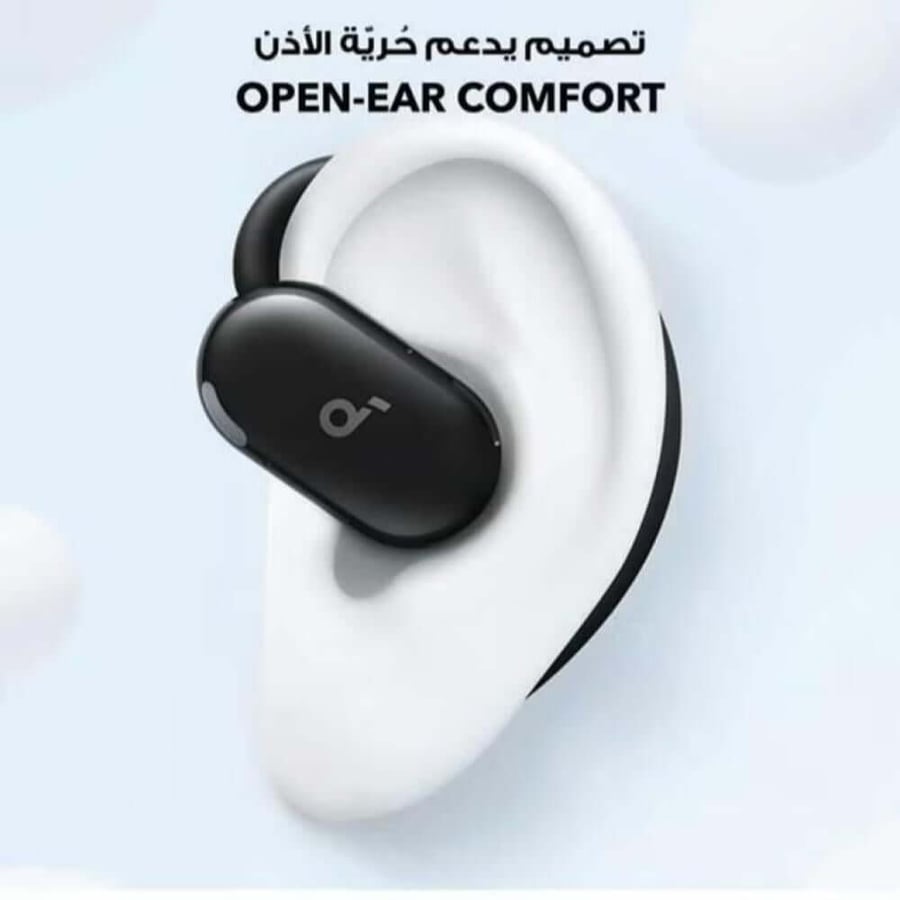 ANKER - سماعة اذن V20i  لاسلكية - أسود