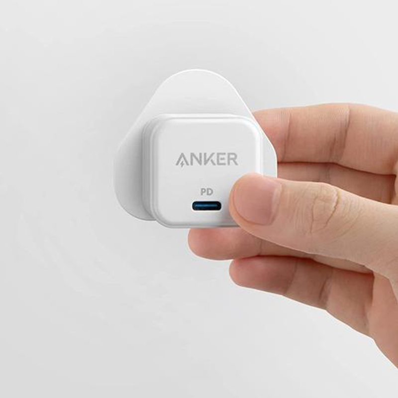 Wall charger with Type-C port - 20 watts - White - ANKER