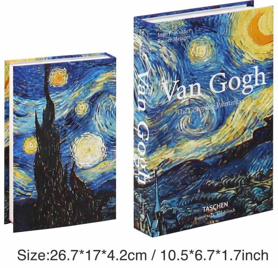 Van Gogh Fake Book Painting Decorative Books
