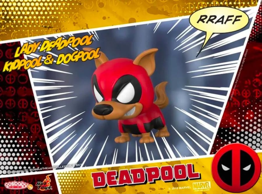 DEADPOOL Lady Deadpool ＆Kidpool ＆ Dogpool (Set of 3) Cosbaby Size S [Hot Toys]