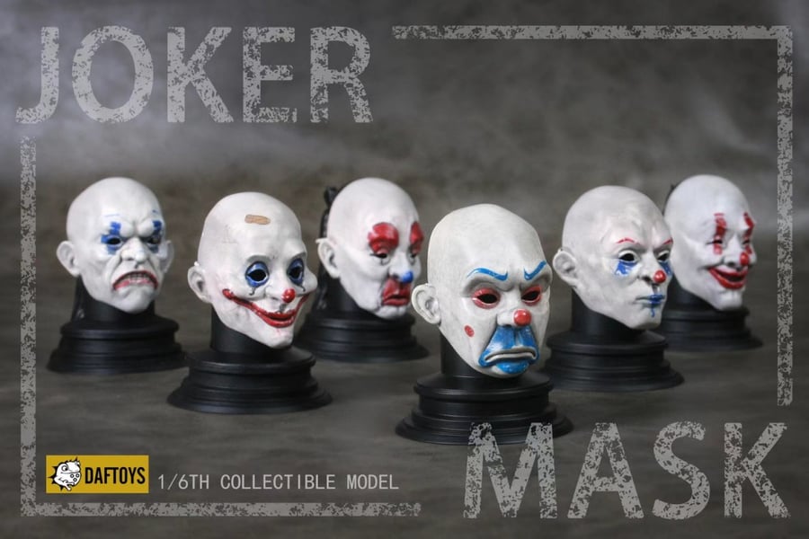 Daftoys 1:6 Scale Joker Mask