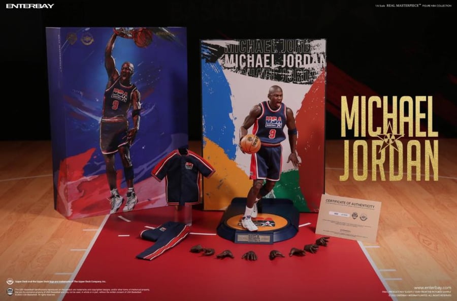 Enterbay MICHAEL JORDAN BARCELONA ’92 LIMITED EDITION 1/6 FIGURE